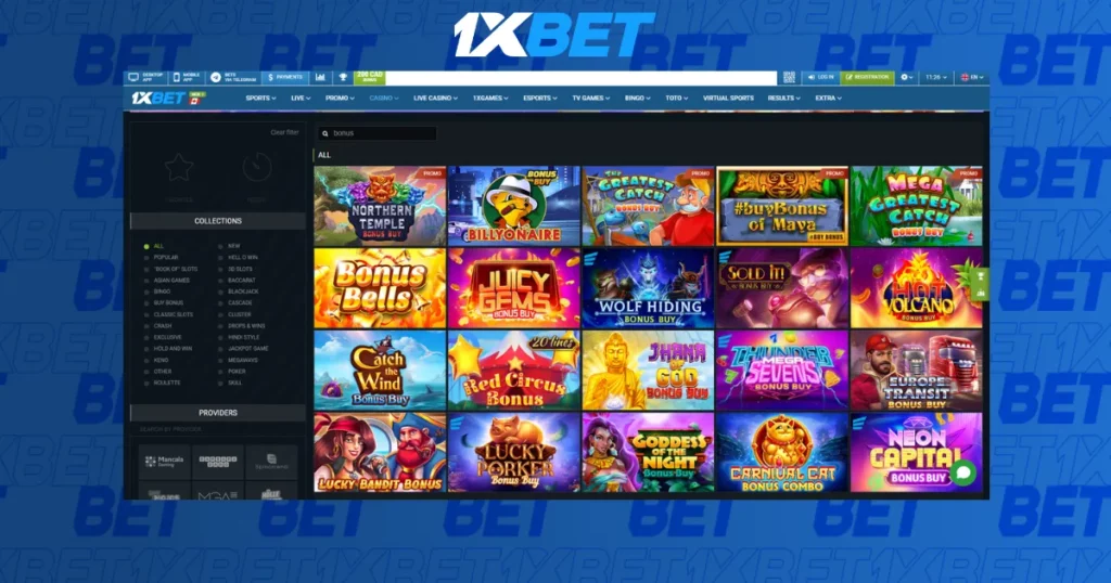 Online casino 1xBet Pakistan